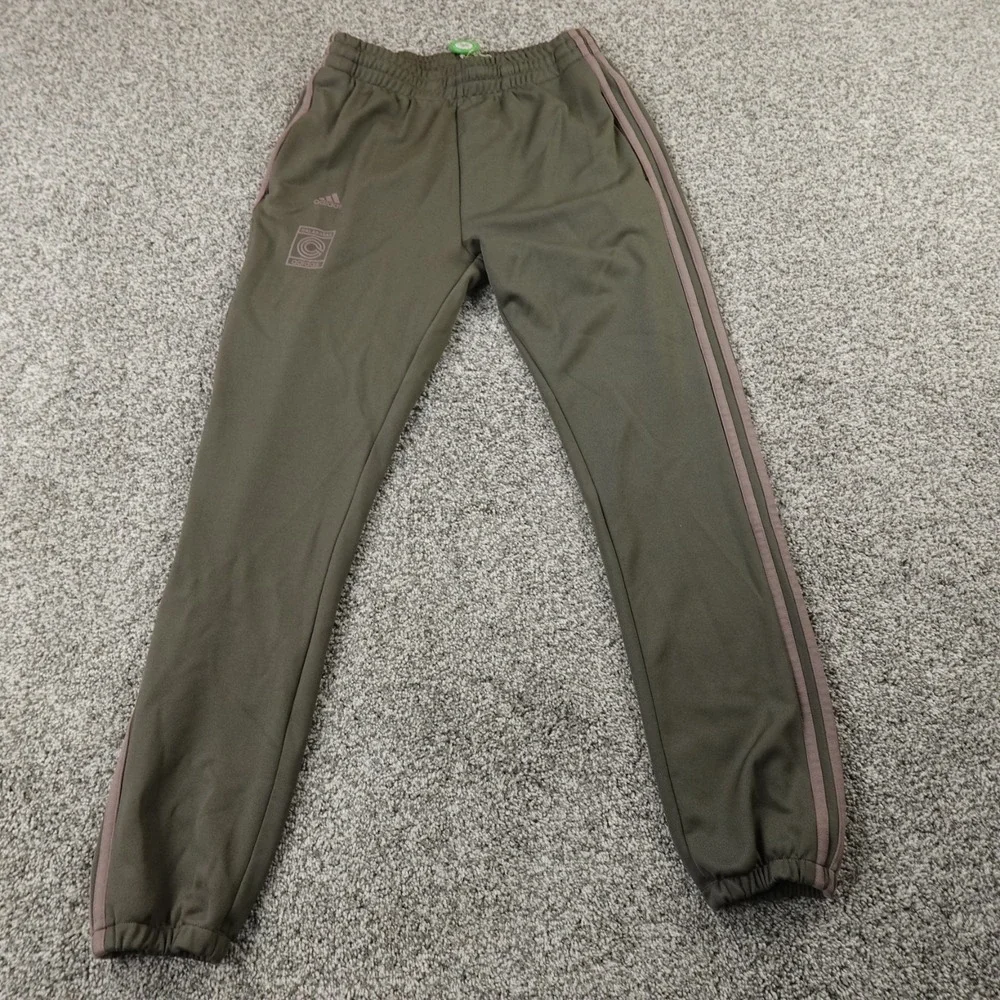 NEW Adidas Pants Mens S Green Calabasas Yeezy Track Drawstring Jogger Sweatpants